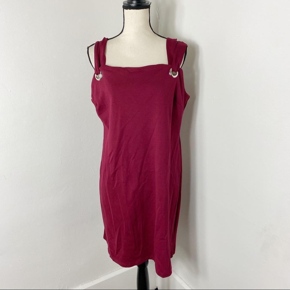 NWT The Vanity Room Burgundy Dress XL